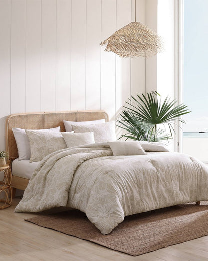 Costa Blanca 5-Piece King Comforter Set Beige | Tommy Bahama Signature - Costa Blanca 5-Piece King Comforter Set