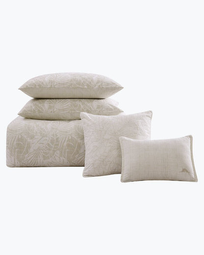 Costa Blanca 5-Piece King Comforter Set Beige | Tommy Bahama Signature - Costa Blanca 5-Piece King Comforter Set