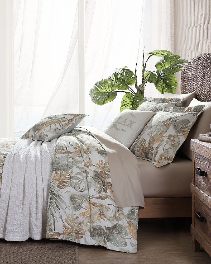 Raw Coast 5-Piece King Comforter Set Green | Tommy Bahama Trusted - Raw Coast 5-Piece King Comforter Set