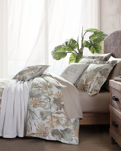 Raw Coast 5-Piece King Comforter Set Green | Tommy Bahama Trusted - Raw Coast 5-Piece King Comforter Set