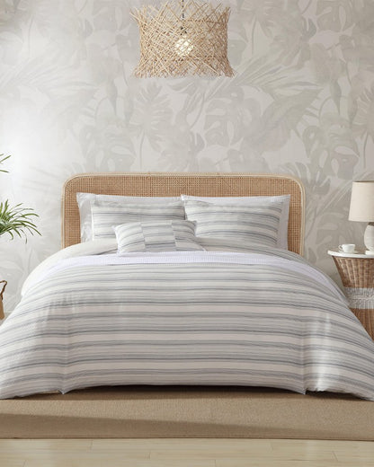 Island Micro Waffle 4-Piece King Comforter Set Coconut | Tommy Bahama Recommended - Island Micro Waffle 4-Piece King Comforter Set