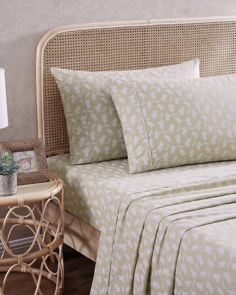 Aloha Pineapple King Sheet Set Sage Green | Tommy Bahama Hot Sale - Aloha Pineapple King Sheet Set