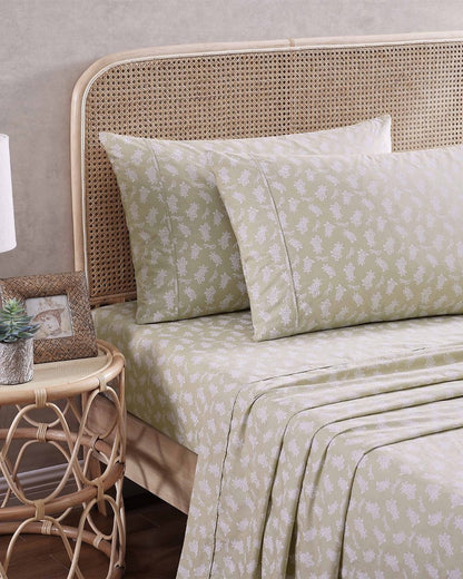 Aloha Pineapple King Sheet Set Sage Green | Tommy Bahama Hot Sale - Aloha Pineapple King Sheet Set
