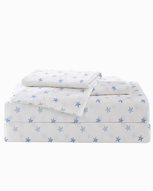 Starfish Treasure 4-Piece King Sheet Set Ocean | Tommy Bahama Discount - Starfish Treasure 4-Piece King Sheet Set