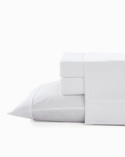 Solid 4-Piece Queen Sheet Set White | Tommy Bahama Trending - Solid 4-Piece Queen Sheet Set