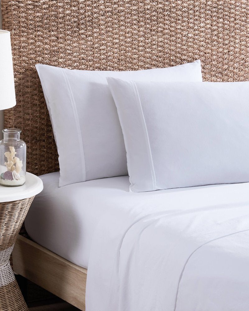 Solid 4-Piece King Sheet Set White | Tommy Bahama Exclusive - Solid 4-Piece King Sheet Set