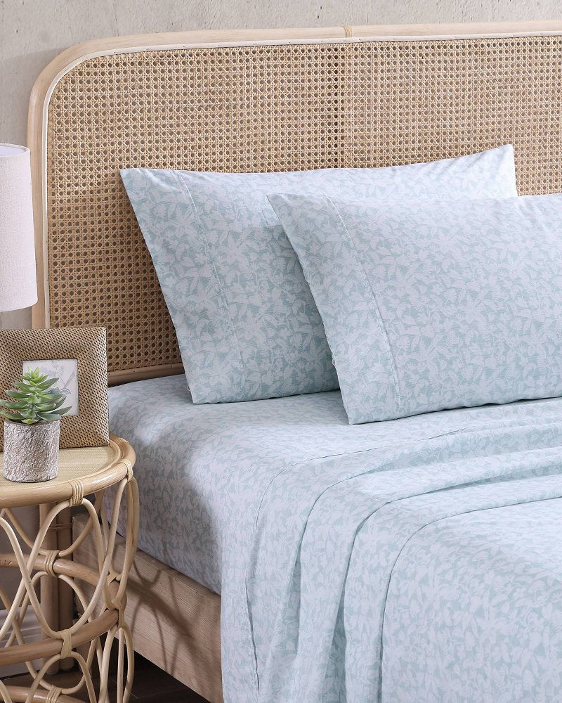 Koya Bay 4-Piece Queen Sheet Set Blue Sky | Tommy Bahama Trusted - Koya Bay 4-Piece Queen Sheet Set