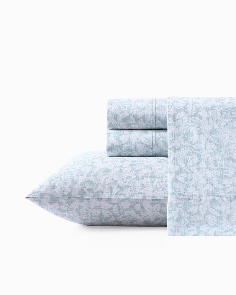 Koya Bay 4-Piece Queen Sheet Set Blue Sky | Tommy Bahama Trusted - Koya Bay 4-Piece Queen Sheet Set