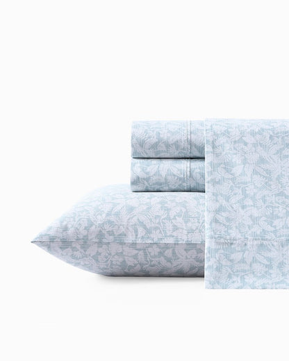 Koya Bay 4-Piece Queen Sheet Set Blue Sky | Tommy Bahama Trusted - Koya Bay 4-Piece Queen Sheet Set