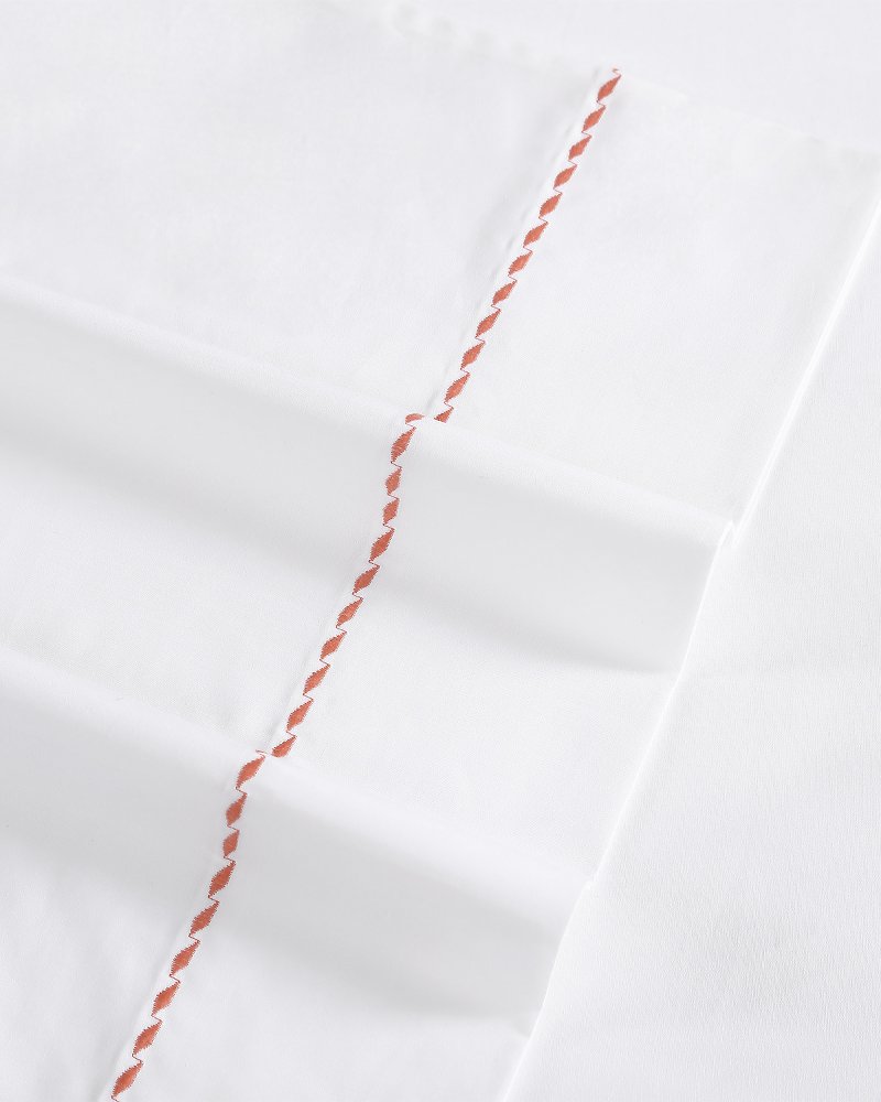 Solid 4-Piece King Sheet Set - Orange Orange Flame/White | Tommy Bahama Sale - Solid 4-Piece King Sheet Set - Orange