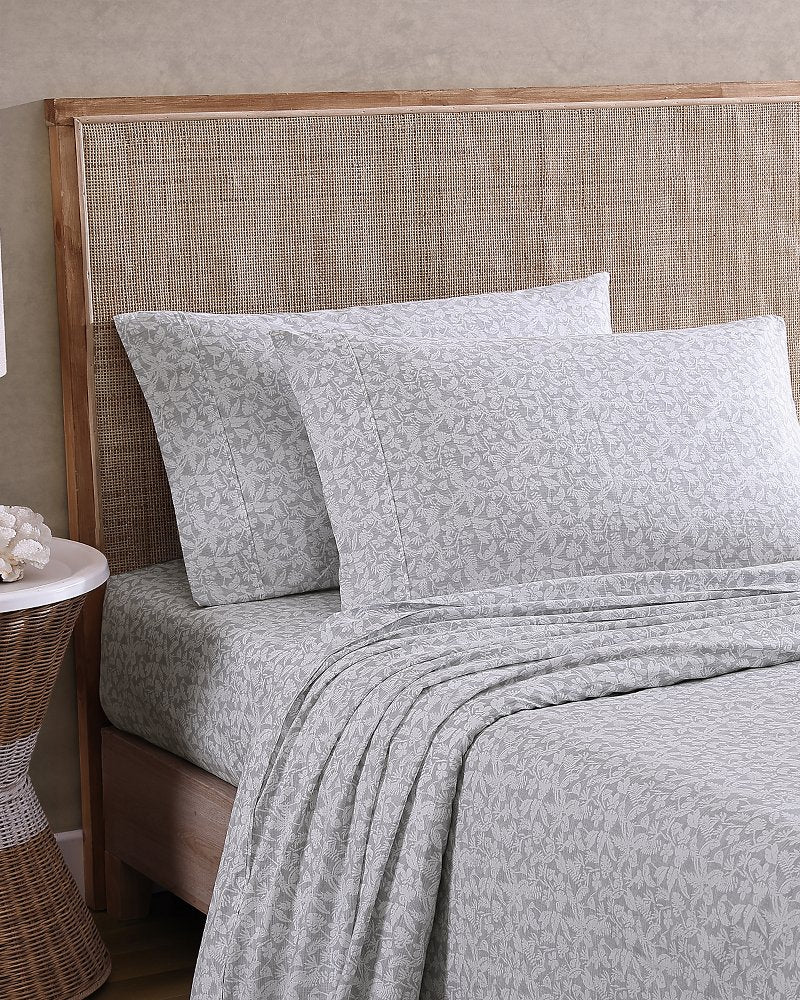 Koya Bay 4-Piece Queen Sheet Set Grey | Tommy Bahama Best Seller - Koya Bay 4-Piece Queen Sheet Set