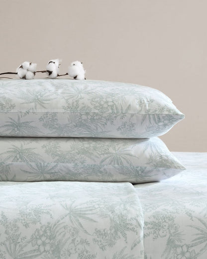 Pen and Ink 4-Piece Queen Sheet Set Spring Green | Tommy Bahama Quality - Pen and Ink 4-Piece Queen Sheet Set