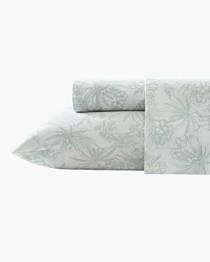 Pen and Ink 4-Piece Queen Sheet Set Spring Green | Tommy Bahama Quality - Pen and Ink 4-Piece Queen Sheet Set