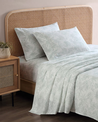 Pen and Ink 4-Piece King Sheet Set Spring Green | Tommy Bahama Recommended - Pen and Ink 4-Piece King Sheet Set