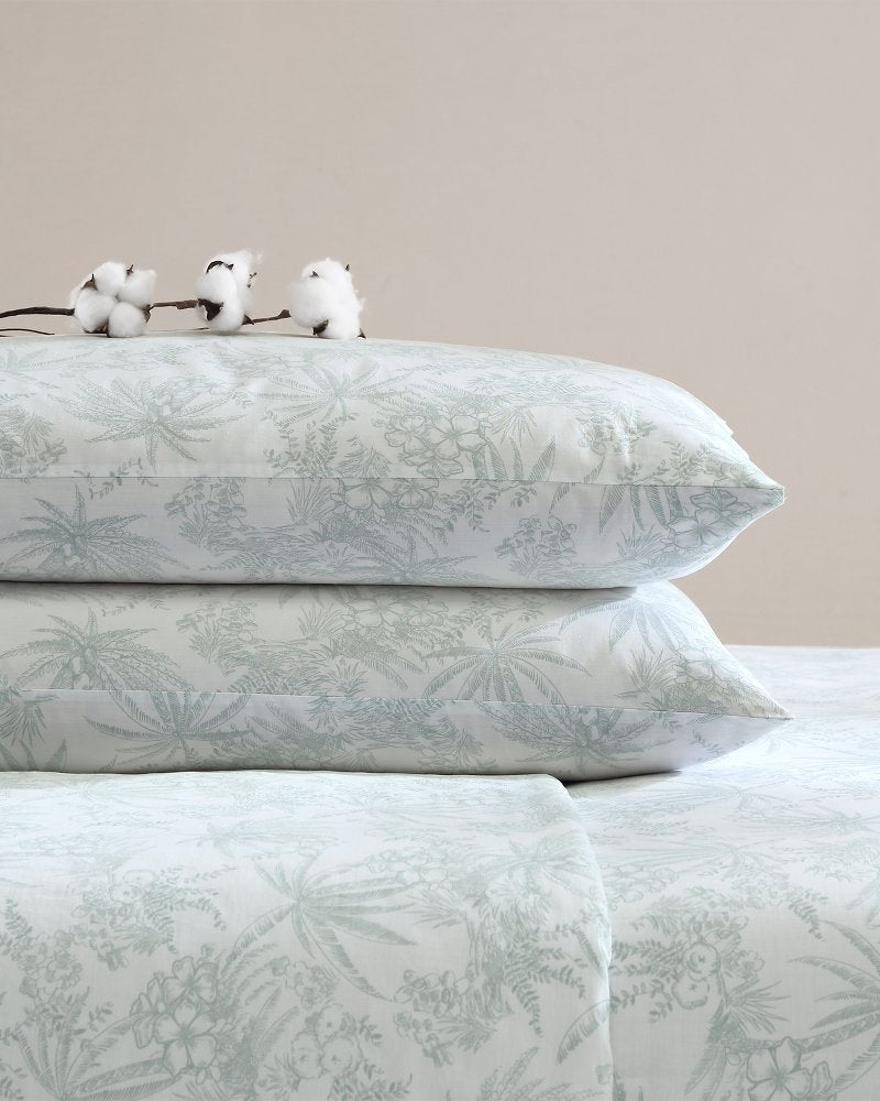 Pen and Ink 4-Piece King Sheet Set Spring Green | Tommy Bahama Recommended - Pen and Ink 4-Piece King Sheet Set