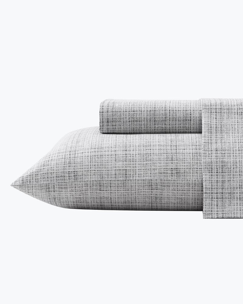 Raffia Linen King Sheet Set Grey | Tommy Bahama Value - Raffia Linen King Sheet Set