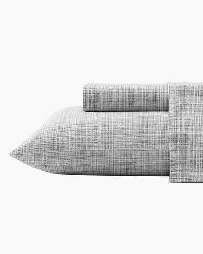 Raffia Linen King Sheet Set Grey | Tommy Bahama Value - Raffia Linen King Sheet Set