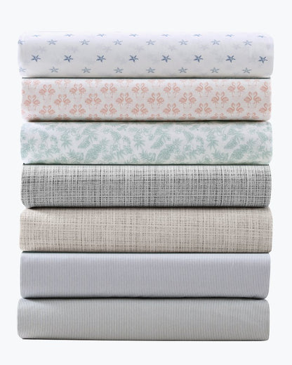 Raffia Linen Queen Sheet Set Khaki | Tommy Bahama Classic - Raffia Linen Queen Sheet Set