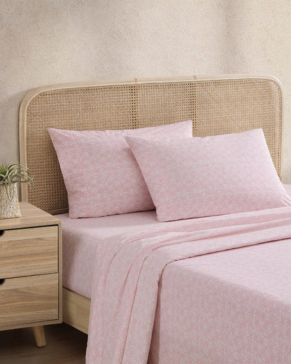 Lovely Palms 4-Piece Queen Sheet Set Pink | Tommy Bahama Featured - Lovely Palms 4-Piece Queen Sheet Set
