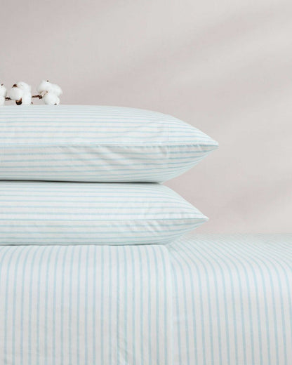 Cool Beach Stripe 4-Piece King Sheet Set Stripe Blue | Tommy Bahama Discount - Cool Beach Stripe 4-Piece King Sheet Set