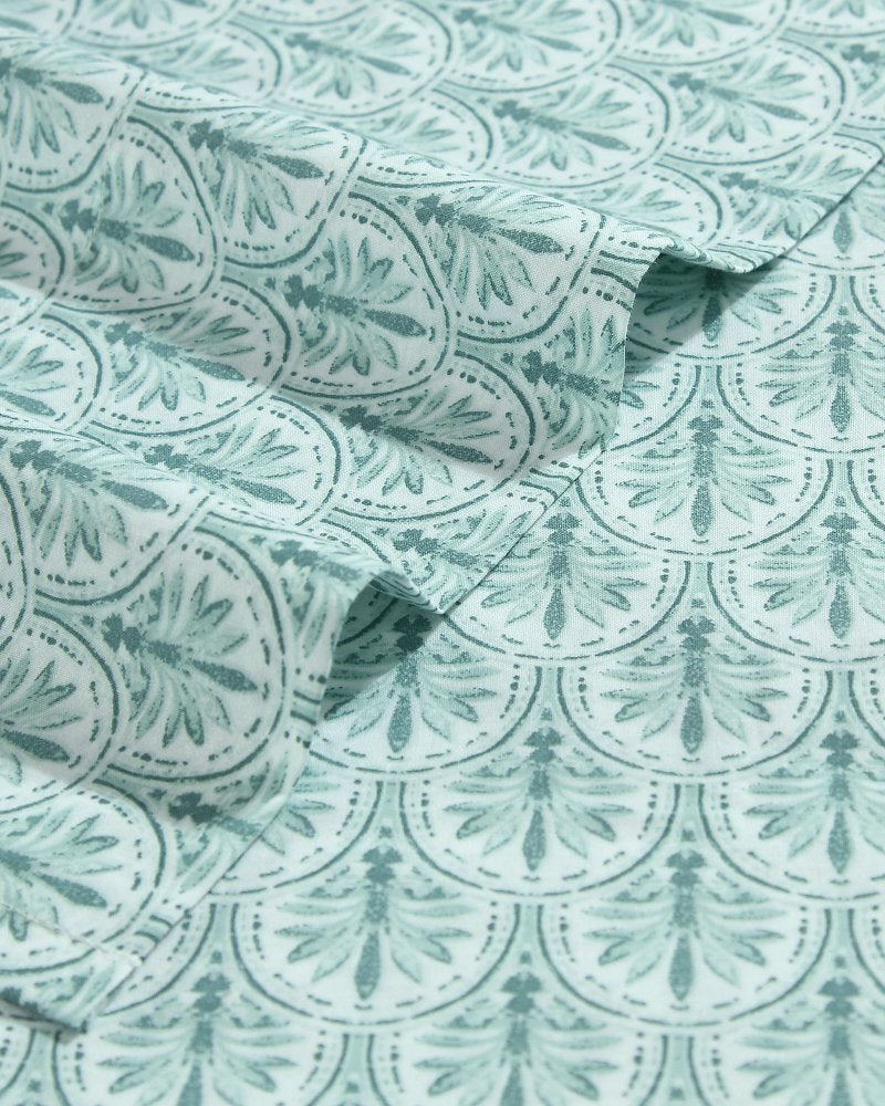 Coastal Batik Green 4-Piece King Sheet Set Spring Green | Tommy Bahama Hot Sale - Coastal Batik Green 4-Piece King Sheet Set