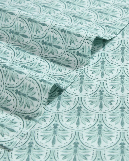 Coastal Batik Green 4-Piece King Sheet Set Spring Green | Tommy Bahama Hot Sale - Coastal Batik Green 4-Piece King Sheet Set