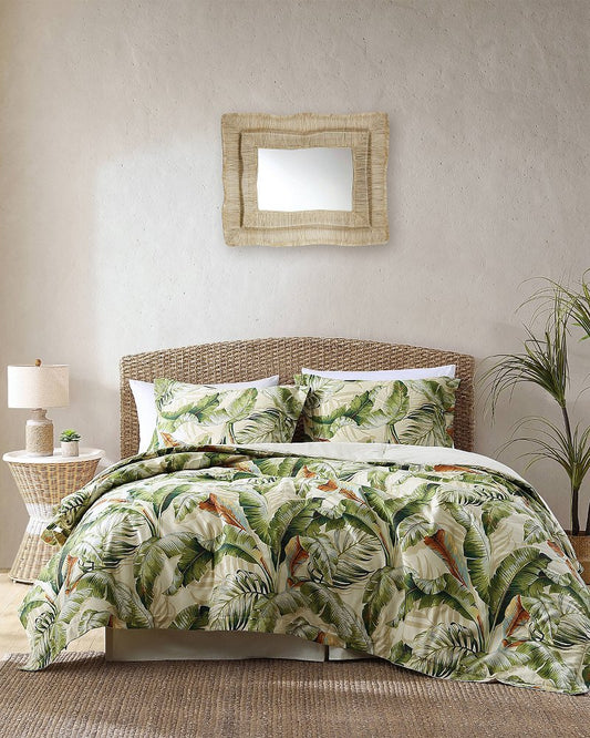 Palmiers King Comforter Set Green | Tommy Bahama Discount - Palmiers King Comforter Set