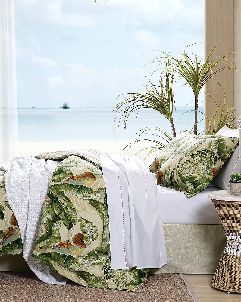 Palmiers King Comforter Set Green | Tommy Bahama Discount - Palmiers King Comforter Set