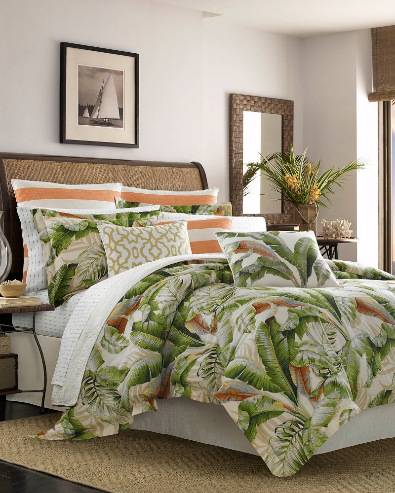 Palmiers California King Comforter Set Green | Tommy Bahama Featured - Palmiers California King Comforter Set