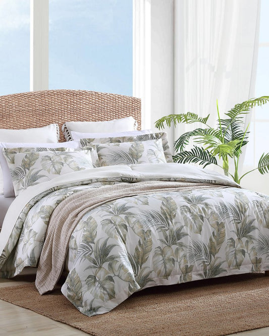Waimea Bay 3-Piece Queen Comforter Set Green | Tommy Bahama Discount - Waimea Bay 3-Piece Queen Comforter Set