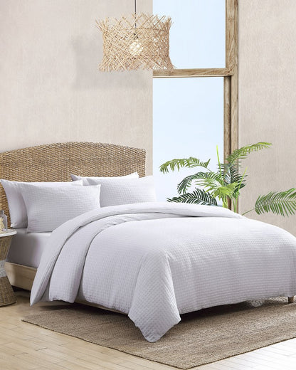 3-Piece King Comforter Bedding Set White | Tommy Bahama New - 3-Piece King Comforter Bedding Set