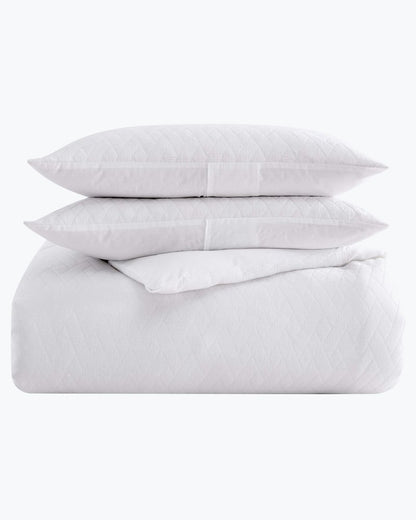 Wicker Woven 3-Piece Full/Queen Comforter Set White | Tommy Bahama Signature - Wicker Woven 3-Piece Full/Queen Comforter Set