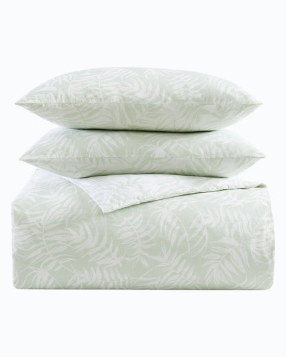 Art of Palms 3-Piece King Comforter Set Green | Tommy Bahama New - Art of Palms 3-Piece King Comforter Set