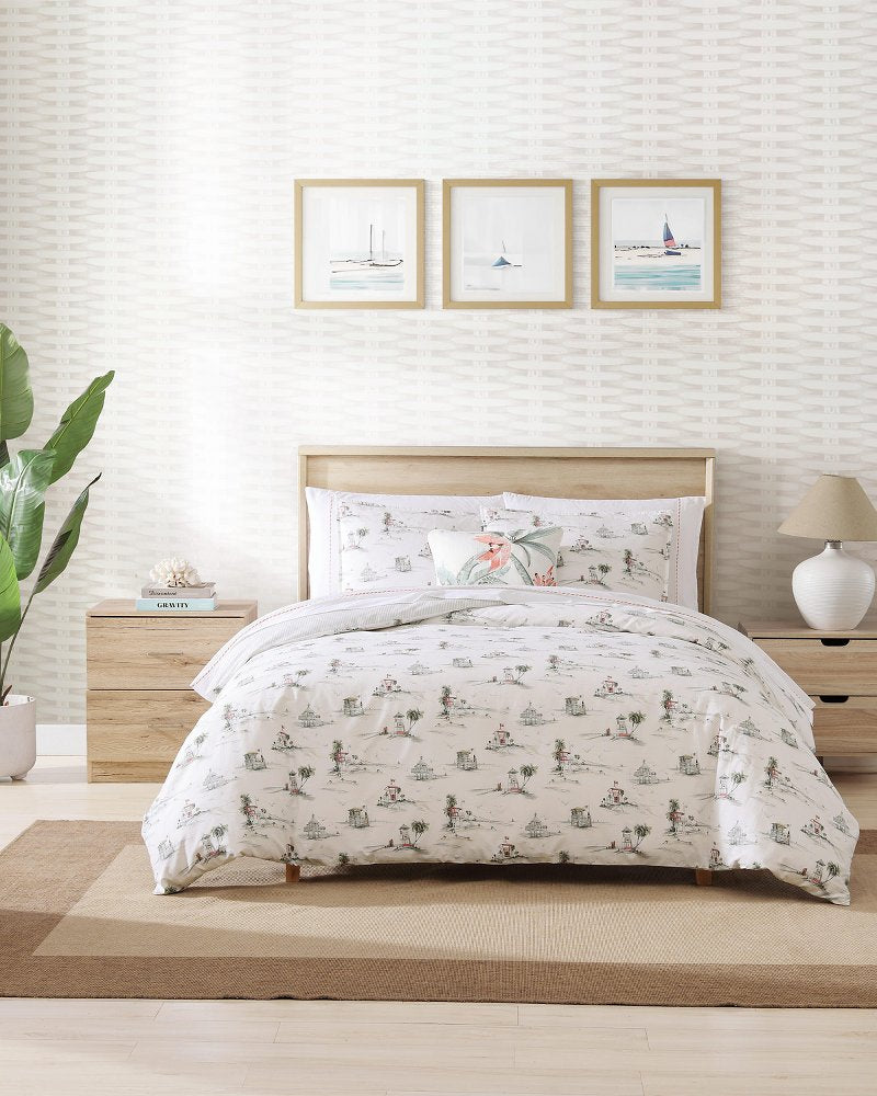 Beach Club 3-Piece King Comforter Set Grey | Tommy Bahama Everyday - Beach Club 3-Piece King Comforter Set