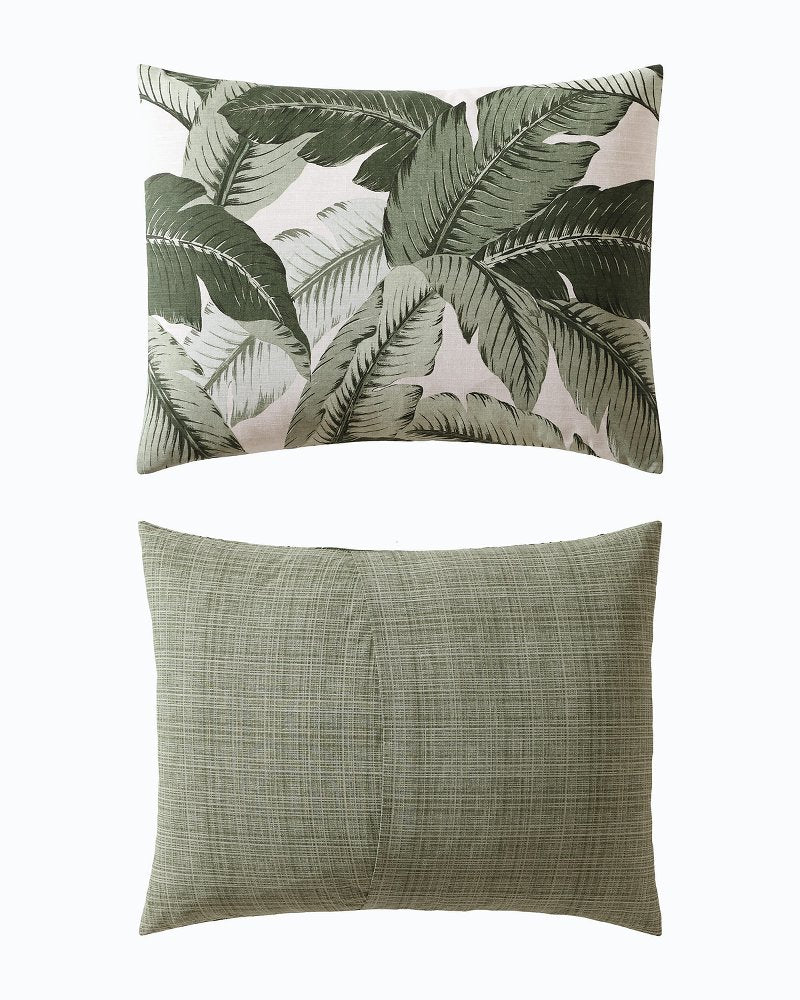 Vintage Palms 3-Piece Full/Queen Comforter Set Jungle | Tommy Bahama Trusted - Vintage Palms 3-Piece Full/Queen Comforter Set