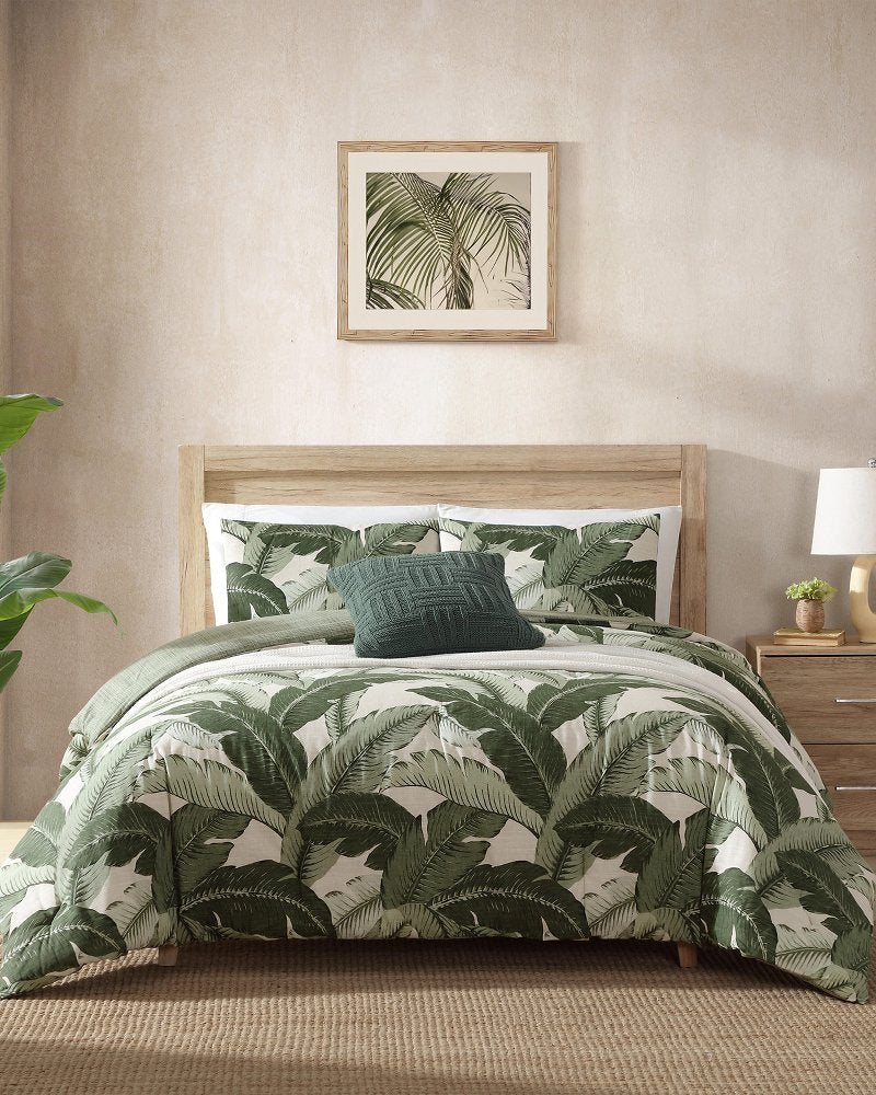 Vintage Palms 3-Piece King Comforter Set Jungle | Tommy Bahama Quality - Vintage Palms 3-Piece King Comforter Set