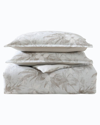 Beachway Blooms 3-Piece King Comforter Set Grey | Tommy Bahama Value - Beachway Blooms 3-Piece King Comforter Set