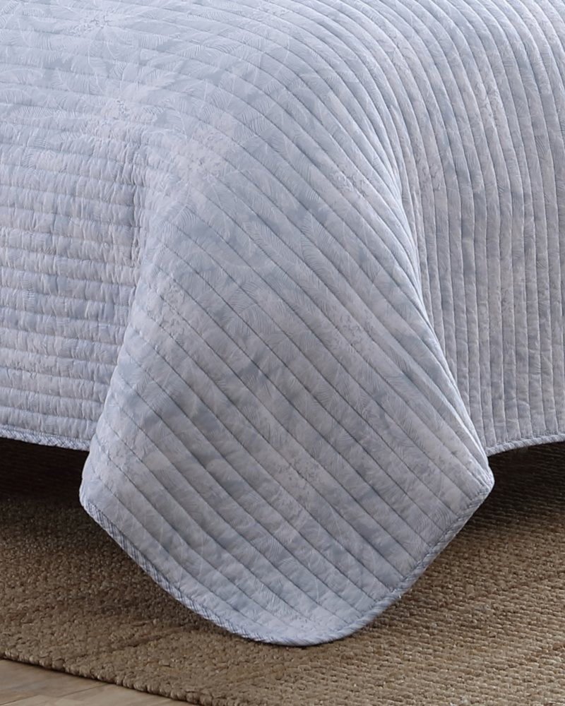 Makena 3-Piece Full/Queen Quilt Set Blue | Tommy Bahama Latest - Makena 3-Piece Full/Queen Quilt Set
