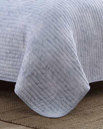 Makena 3-Piece Full/Queen Quilt Set Blue | Tommy Bahama Latest - Makena 3-Piece Full/Queen Quilt Set