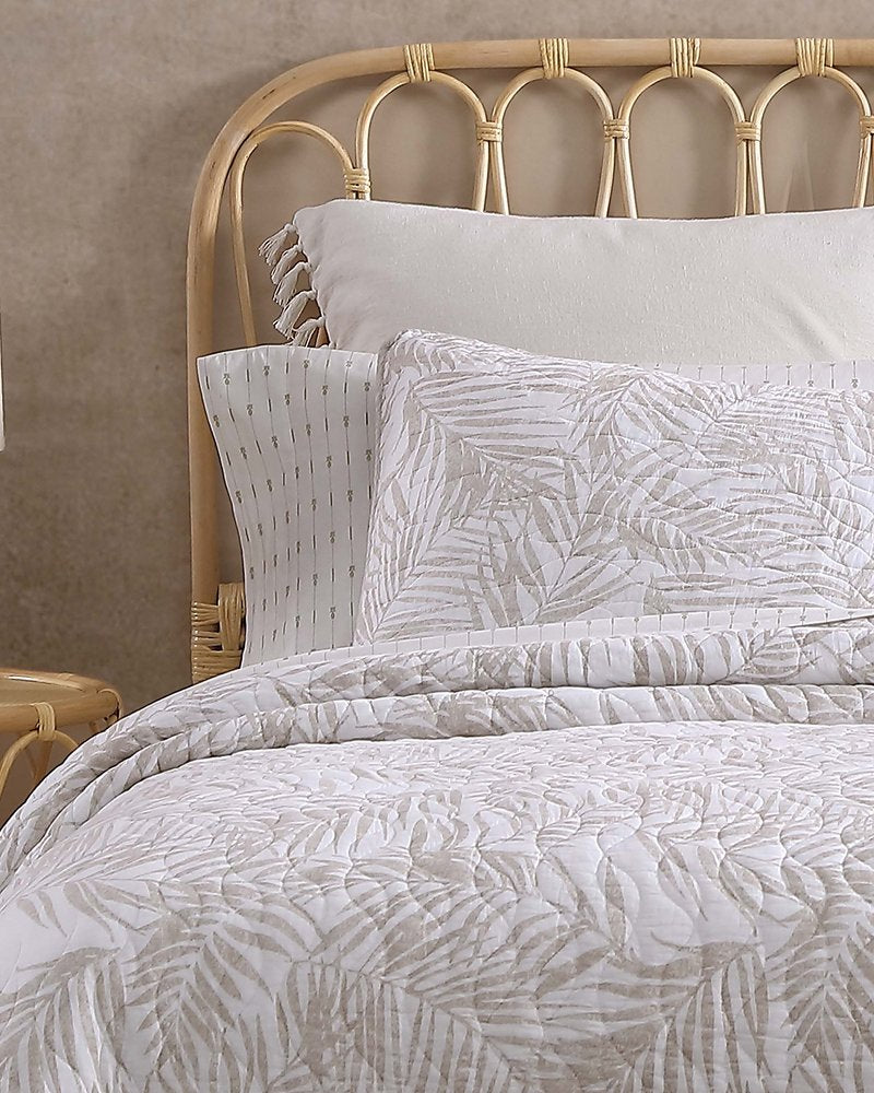 Palmday 2-Piece Twin Quilt Set Brown | Tommy Bahama Top Pick - Palmday 2-Piece Twin Quilt Set