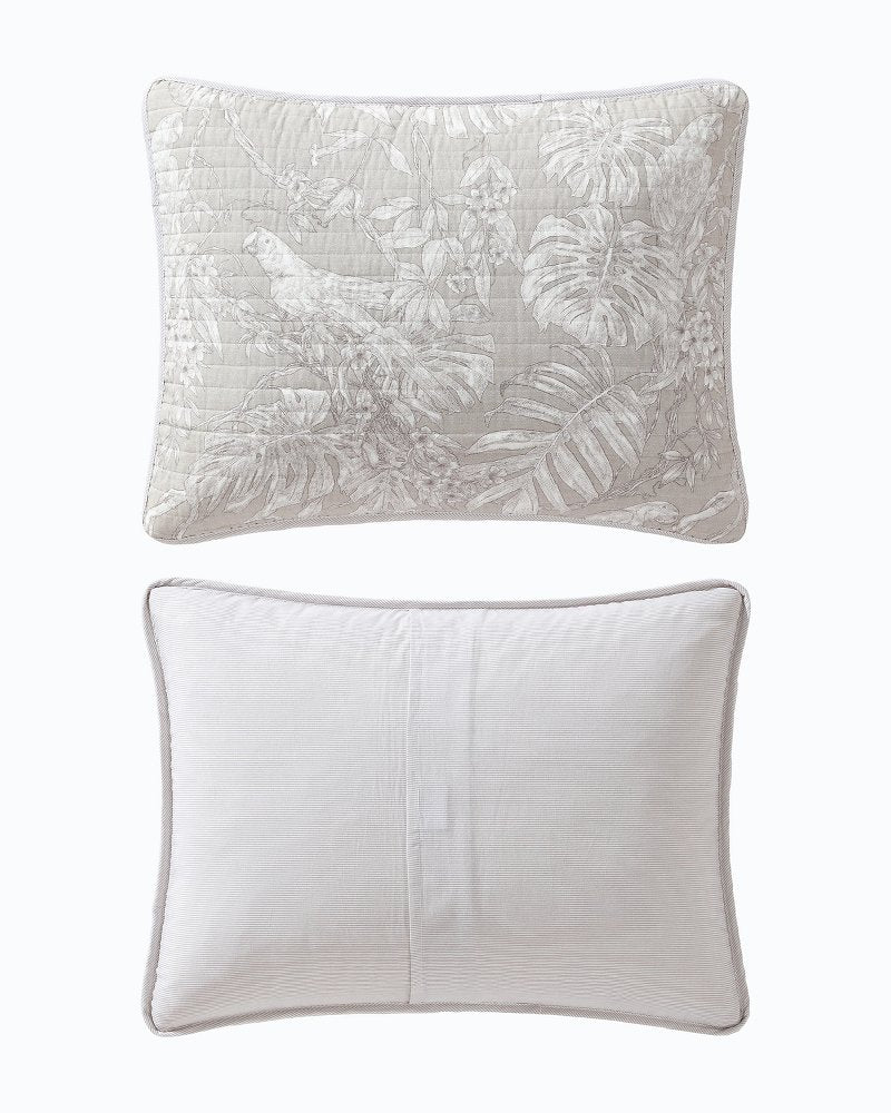 Jungle Toile Reversible 3-Piece King Quilt Set Beige | Tommy Bahama Best Price - Jungle Toile Reversible 3-Piece King Quilt Set