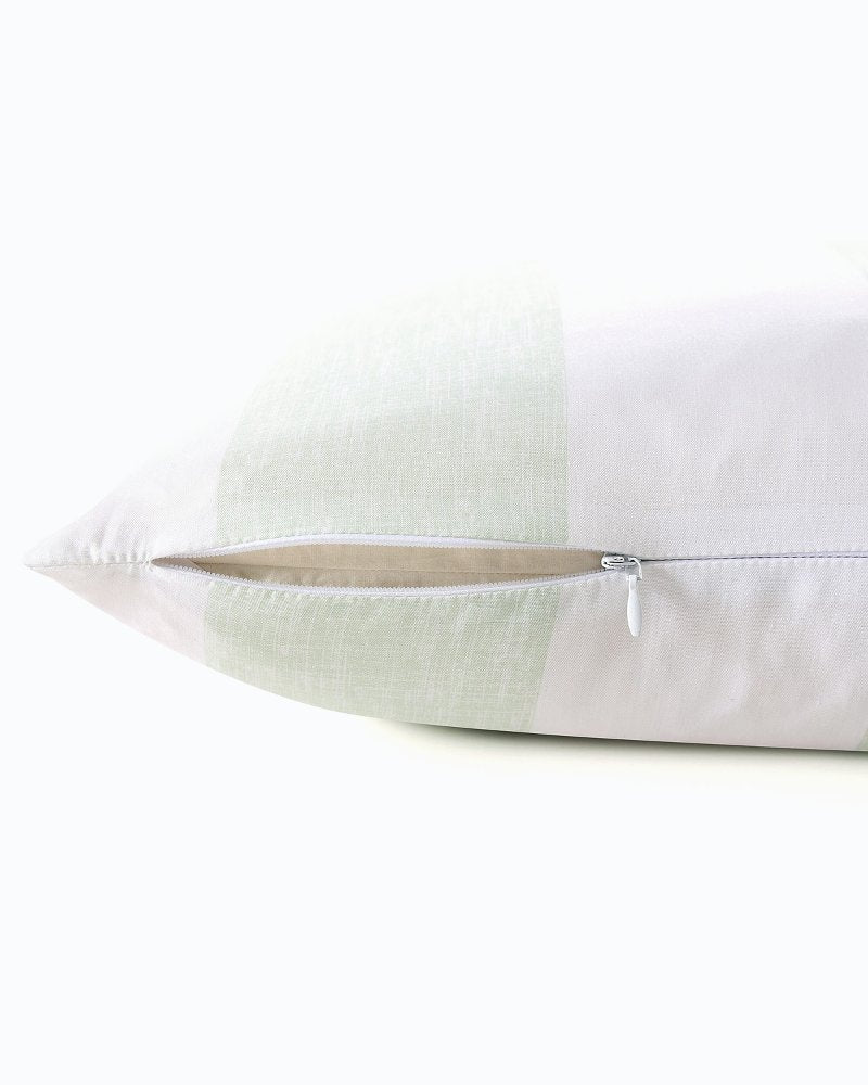 Awning Stripe Green Decorative Pillow Green | Tommy Bahama Exclusive - Awning Stripe Green Decorative Pillow