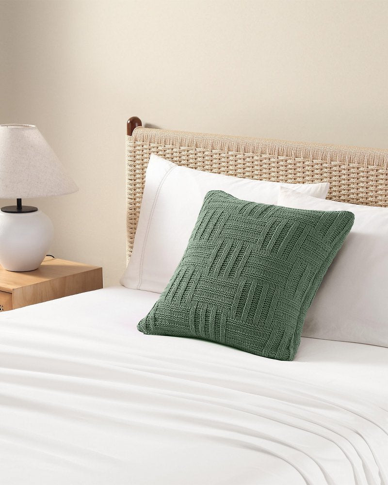 Chain Basket Decorative Pillow Green | Tommy Bahama Recommended - Chain Basket Decorative Pillow