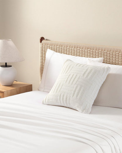 Chain Basket Decorative Pillow White Sands | Tommy Bahama Value - Chain Basket Decorative Pillow