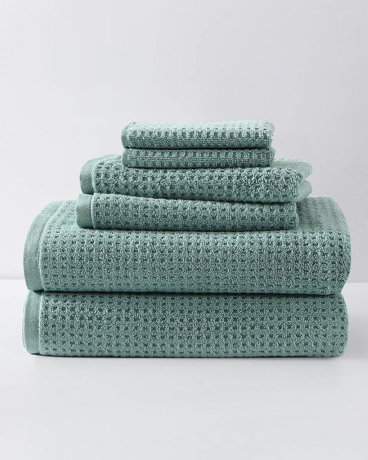 Northern Pacific 6-Piece Bath Towel Set Blue | Tommy Bahama Great Value - Northern Pacific 6-Piece Bath Towel Set
