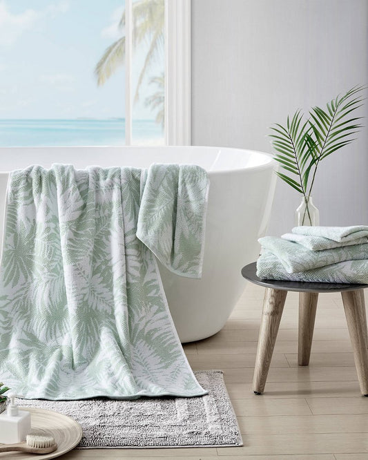 Lago Palm 6-Piece Towel Set Green | Tommy Bahama Trending - Lago Palm 6-Piece Towel Set