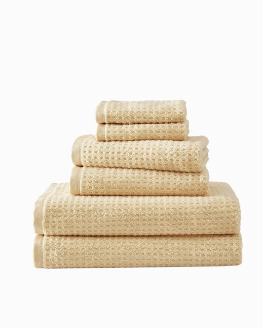 Northern Pacific 6-Piece Bath Towel Set Yellow | Tommy Bahama Signature - Northern Pacific 6-Piece Bath Towel Set