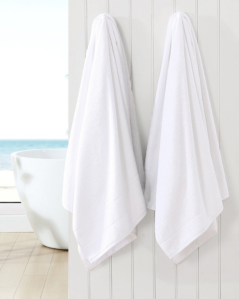 Island Retreat 2-Piece Bath Sheet Set White | Tommy Bahama Recommended - Island Retreat 2-Piece Bath Sheet Set