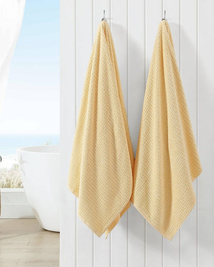 Northern Pacific 2-Piece Bath Towel Set Yellow | Tommy Bahama Essential - Northern Pacific 2-Piece Bath Towel Set