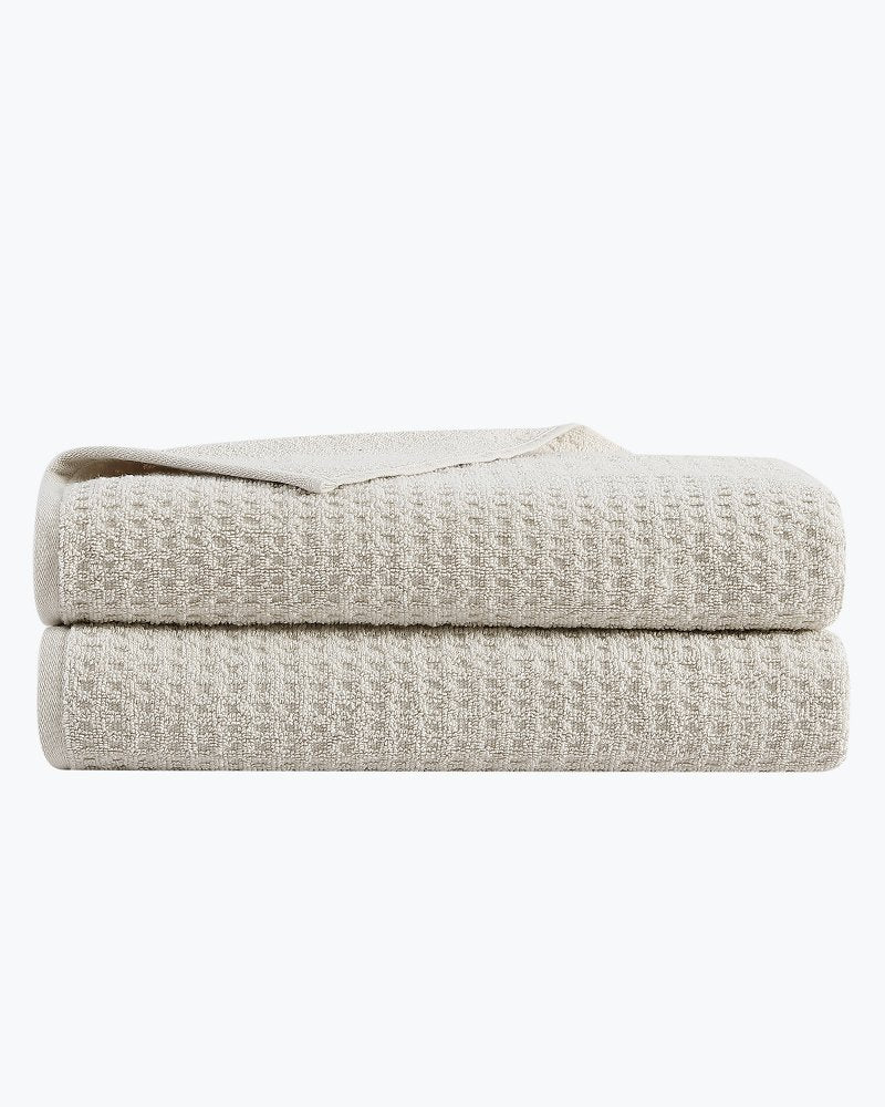 Northern Pacific 2-Piece Bath Towel Set Brown | Tommy Bahama Premium - Northern Pacific 2-Piece Bath Towel Set